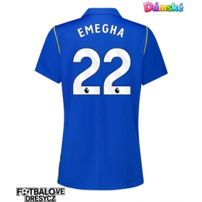 Chelsea Emmanuel Emegha #22 Dámské Domácí Dres 2026-27 Krátký Rukáv